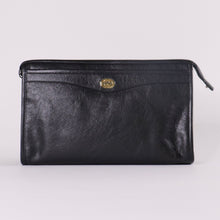 Load image into Gallery viewer, GUCCI GG Men’s Crinkled Leather Clutch
