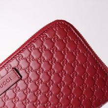 Load image into Gallery viewer, GUCCI Microguccissima Zip Around Long Wallet
