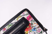 Load image into Gallery viewer, GUCCI X BALENCIAGA The Hacker Project Neo Classic Flora Print Zip Around Wallet
