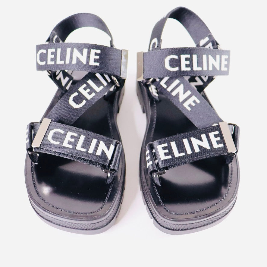 CELINE Leo Strappy Sandals in 