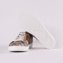 Load image into Gallery viewer, GUCCI G Supreme Monogram Berry Web Women’s Ace Sneakers
