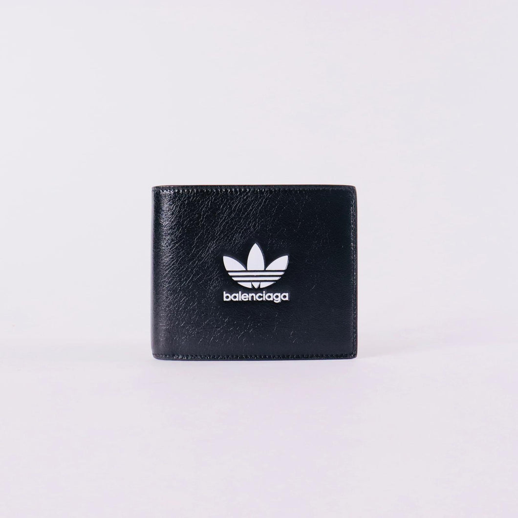 BALENCIAGA x ADIDAS Bi-Fold Men’s Leather Wallet