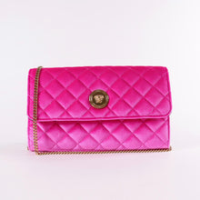 Load image into Gallery viewer, VERSACE Velvet Quilted Medusa Wallet On Chain
