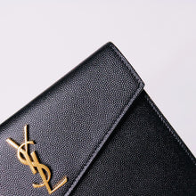 Load image into Gallery viewer, YSL Uptown Baby Pouch Cuir Impression Grain de Poudre
