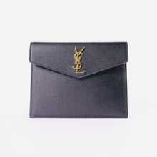 Load image into Gallery viewer, YSL Uptown Baby Pouch Cuir Impression Grain de Poudre
