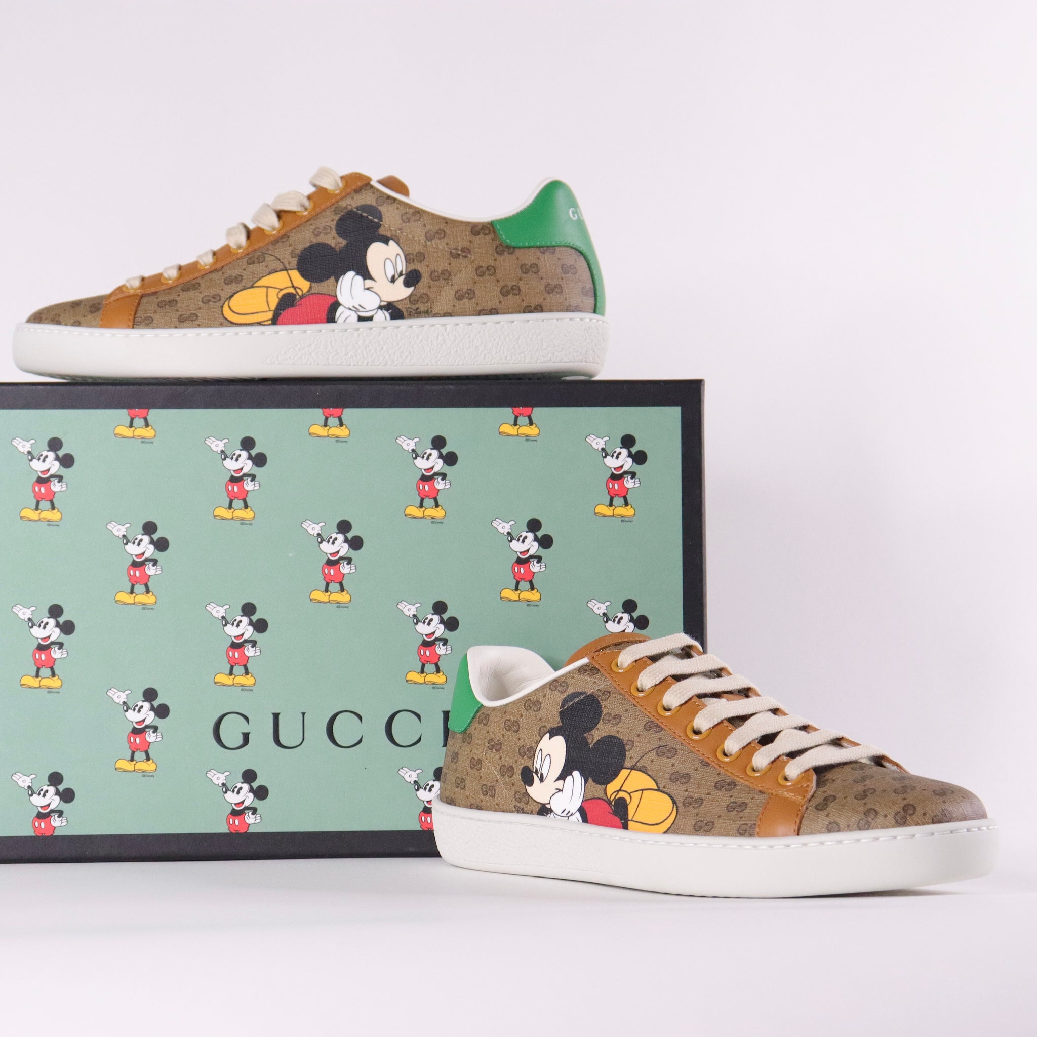 Gucci Sneakers Mit Micky Maus-Print - Farfetch