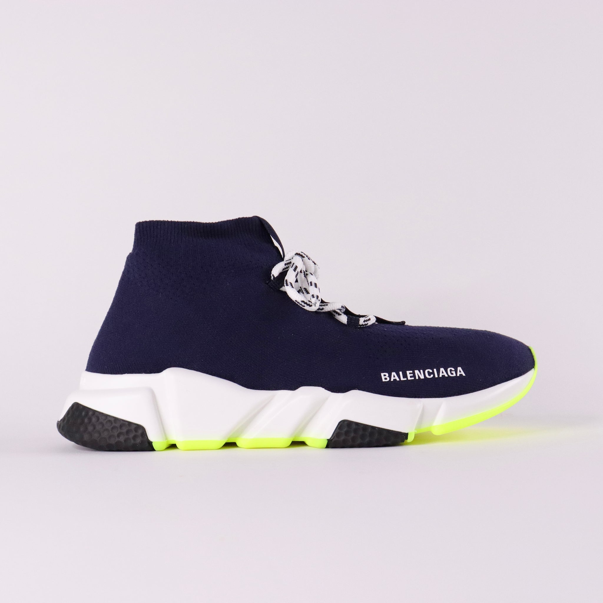 Balenciaga shops speed knit mens blue