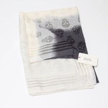 Load image into Gallery viewer, ALEXANDER MCQUEEN Off-White and Black Dip Dye Shawl
