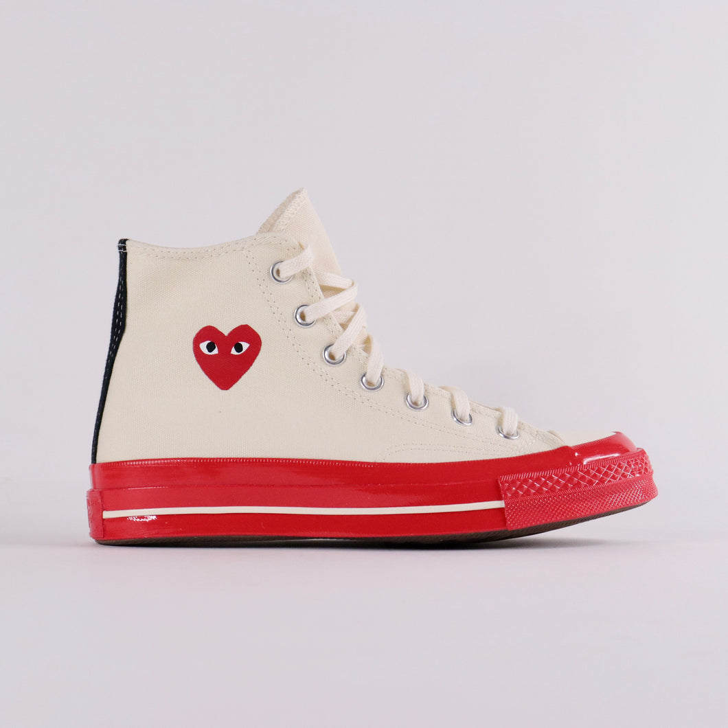 CONVERSE x COMMES DES GARCONS Sneakers High Pristine Red Women's Sneakers