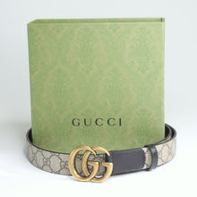 Load image into Gallery viewer, GUCCI GG Belt with Double G Buckle
