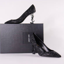 Load image into Gallery viewer, SAINT LAURENT Glitter Opyum 85 Pumps
