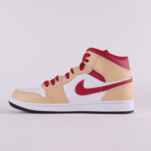 Load image into Gallery viewer, NIKE Air Jordan 1 Mid Light Curry Sneakers

