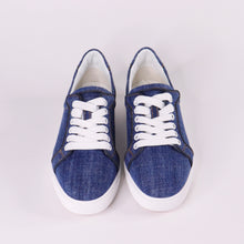 Load image into Gallery viewer, CHRISTIAN LOUBOUTIN Elo Loubi Orlato Flat Sneakers in Blue Denim

